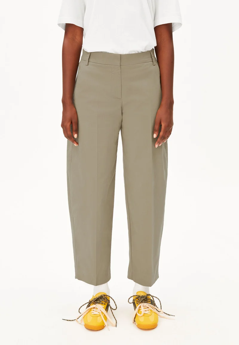 BARREL LEG TWILLHOSE | light sage
