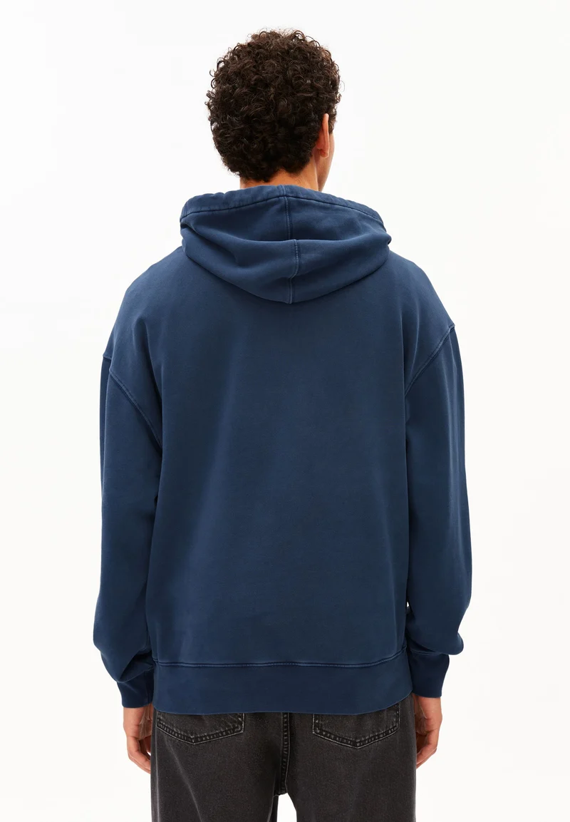 ICONIC Å GMT DYE HOODIE | tinted navy washed