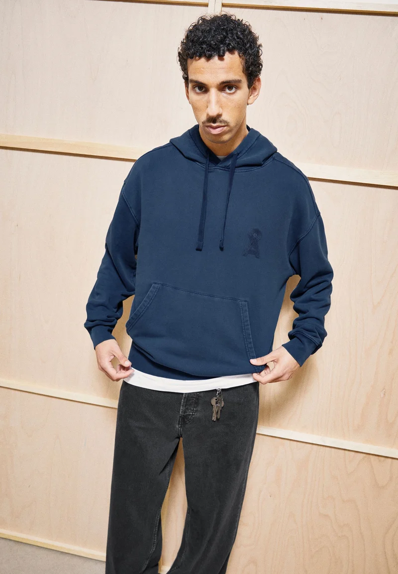 ICONIC Å GMT DYE HOODIE | tinted navy washed