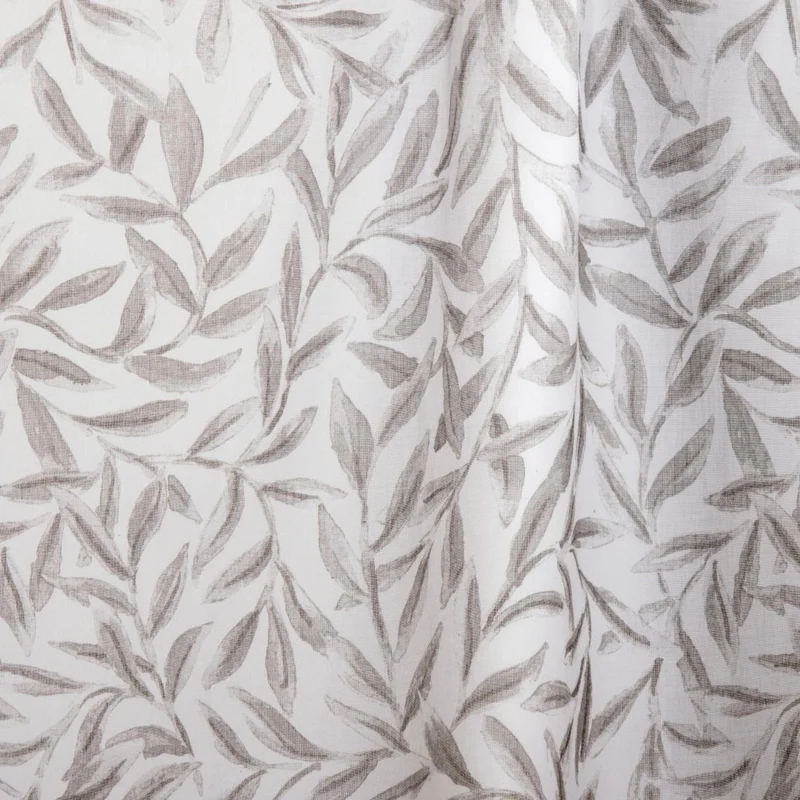 Bio Voile Leaves - beige 280 cm