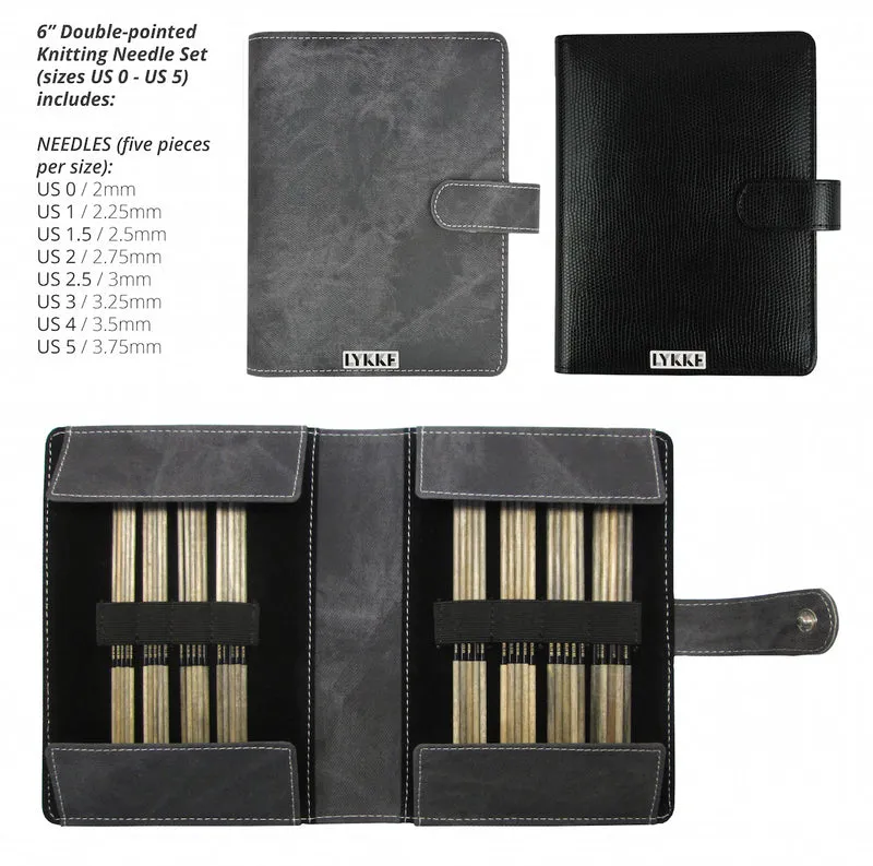lykke set nadelspiel 15 cm 8 größen (6 "US 0-5)