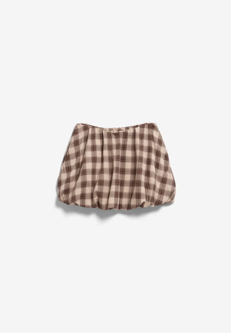 KARIERTER BALLON-MINI-ROCK | sandstone-claystone