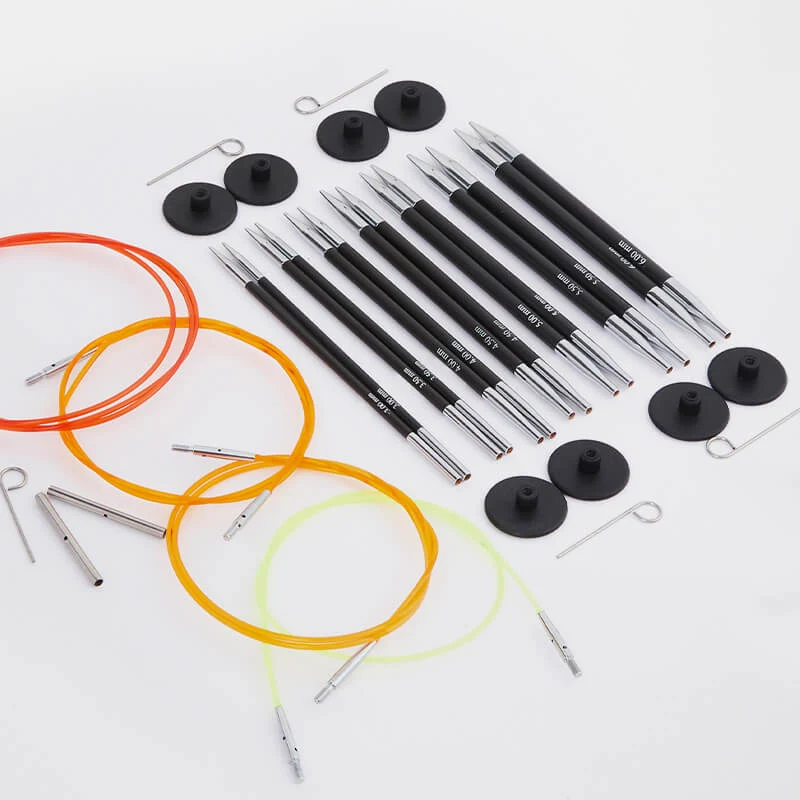 knit pro karbonz deluxe set