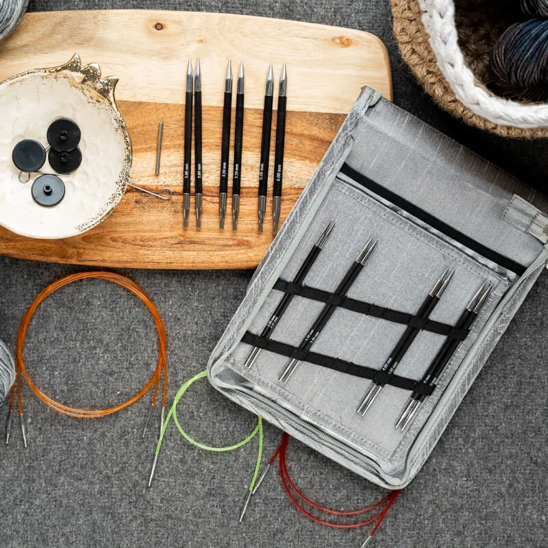 knit pro karbonz deluxe set