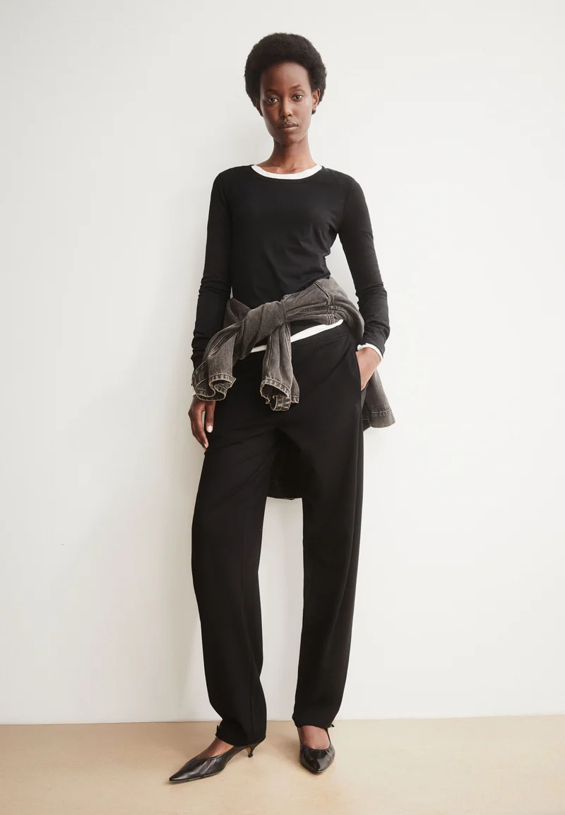 BASIC BARREL JERSEYHOSE | black