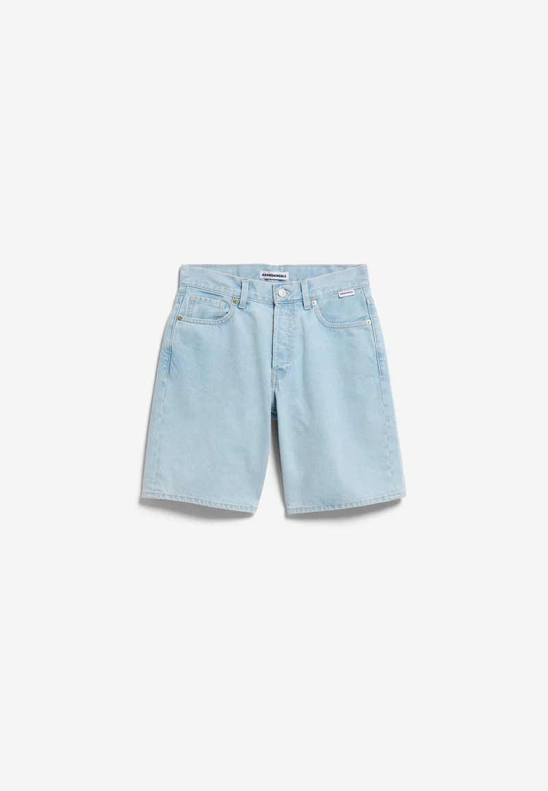 THAALINA MID WAIST JEANS-SHORTS | barrea