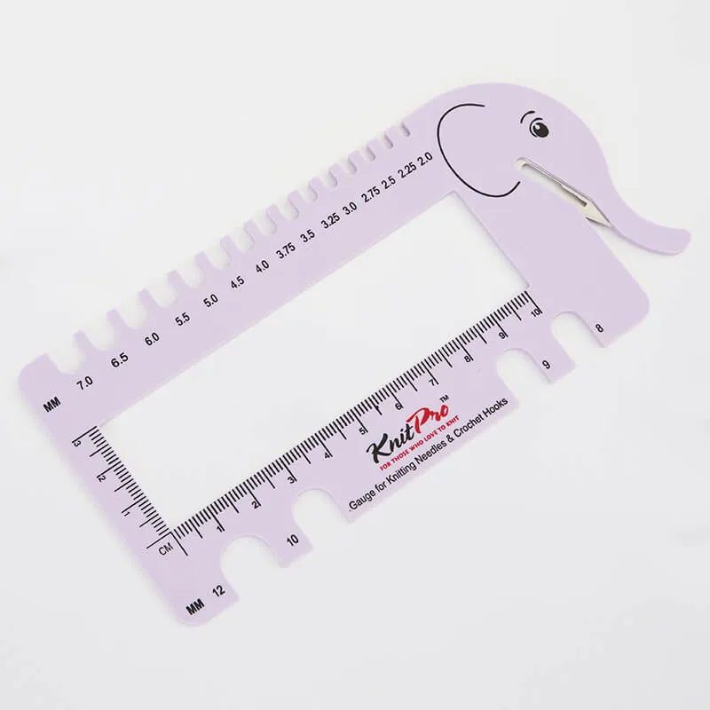 knit pro elefant schablone