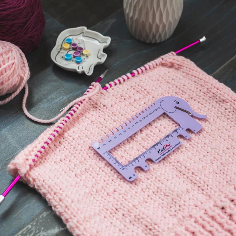 knit pro elefant schablone