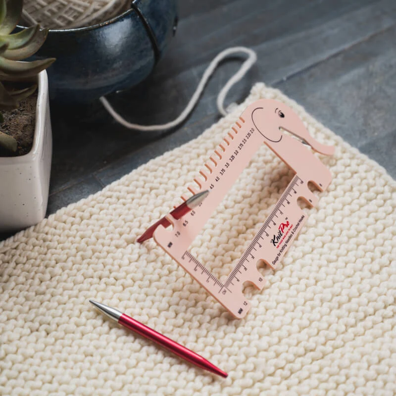 knit pro elefant schablone