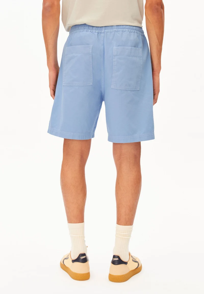 BAUMWOLL-LEINEN SHORTS | wedgwood