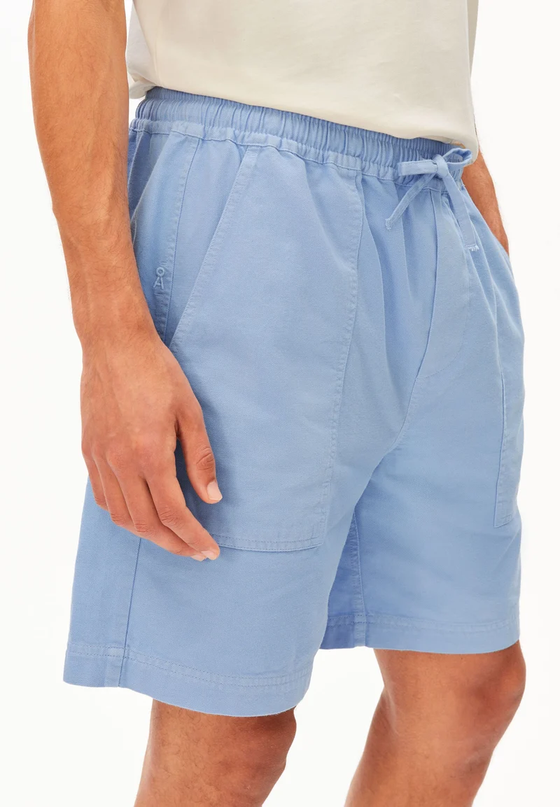 BAUMWOLL-LEINEN SHORTS | wedgwood