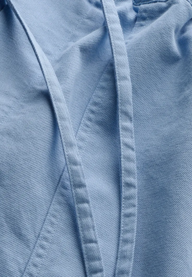 BAUMWOLL-LEINEN SHORTS | wedgwood