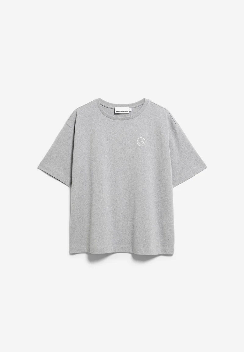 GIANNAA DIFFERENCE T-SHIRT | silver melange