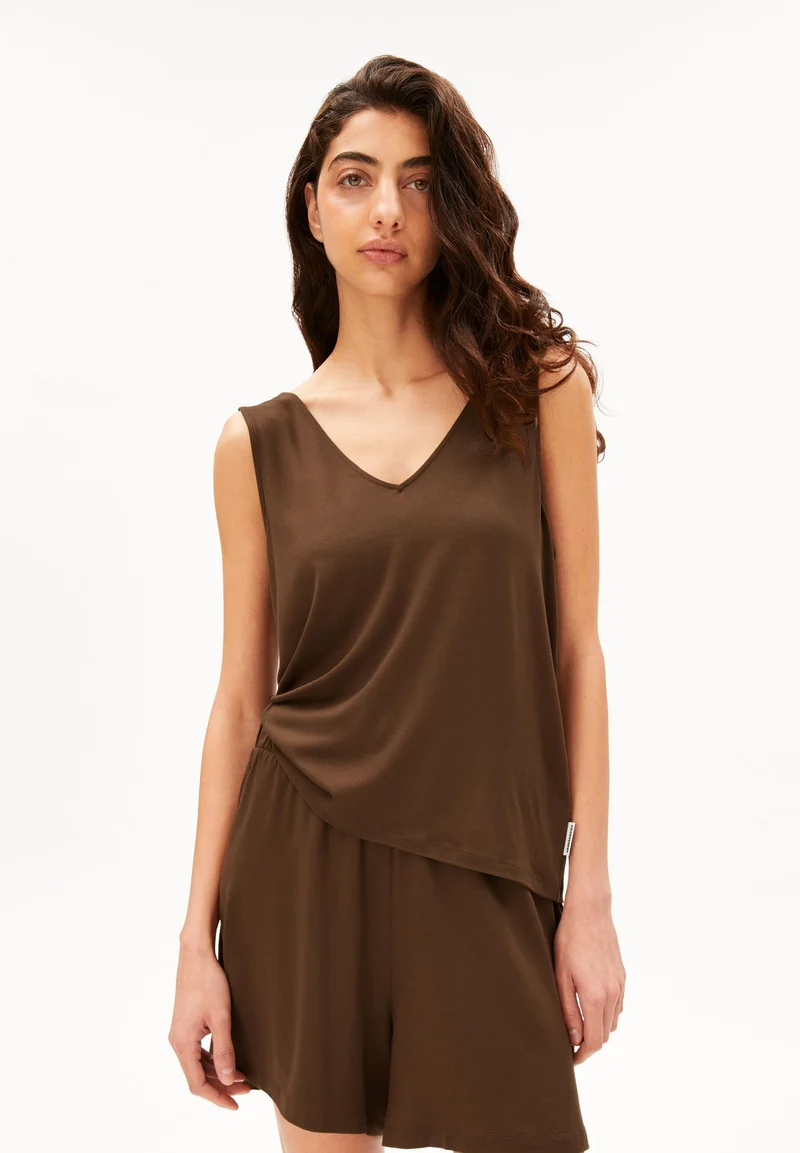 V-AUSSCHNITT JERSEY TOP