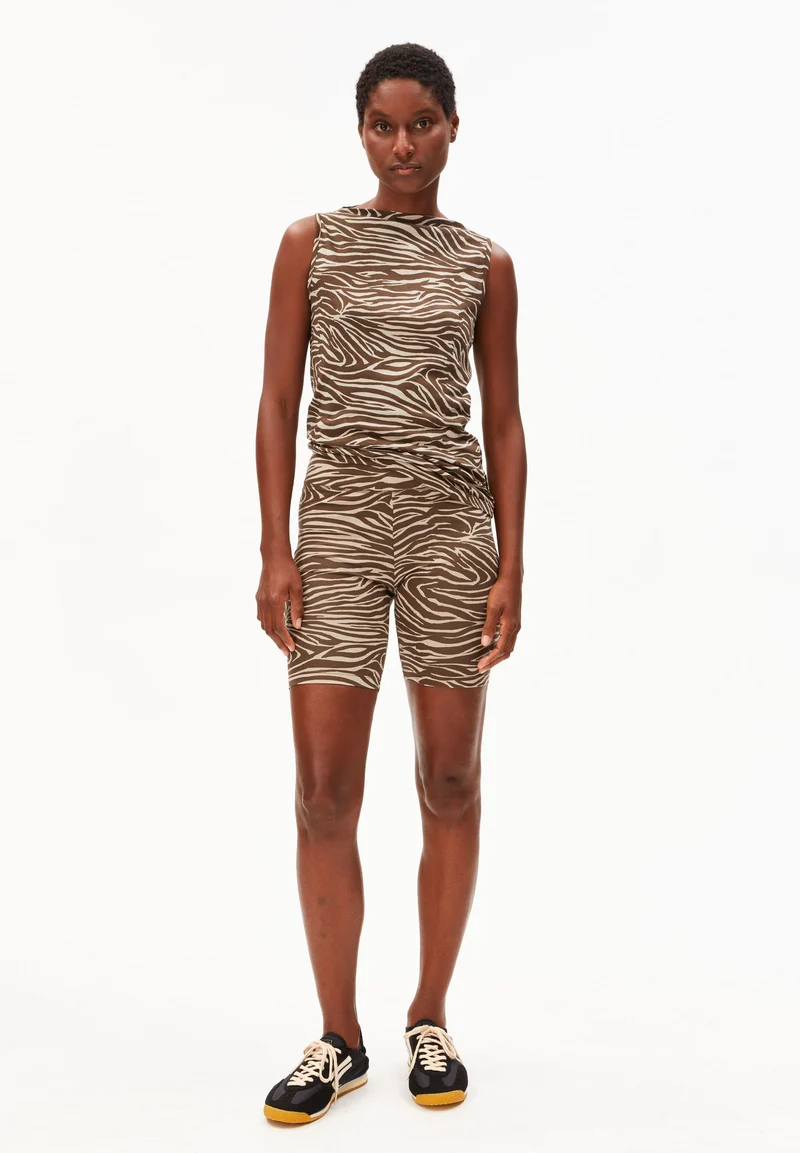 NEDAA ZEBRA MUSTER SHORTS | sandstone
