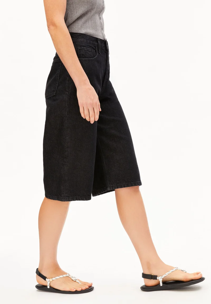 CITY HIGH WAIST JEANS-SHORTS | toluca