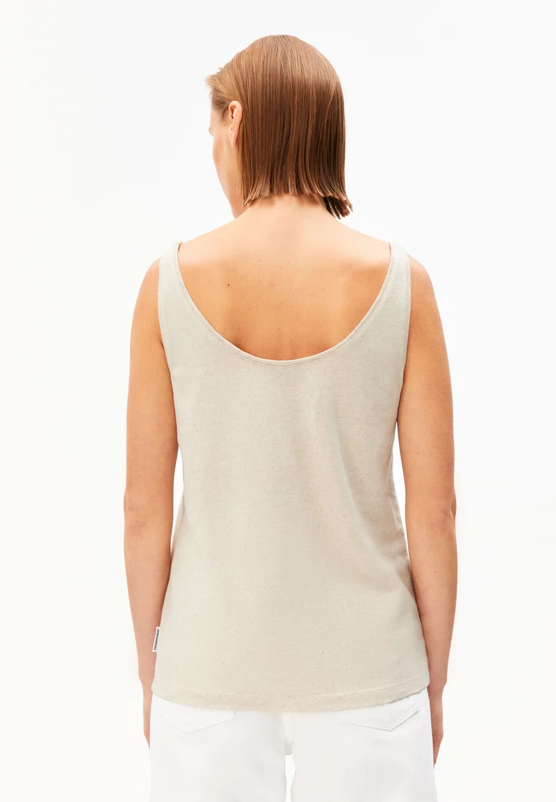 LEINEN-MIX TOP | undyed