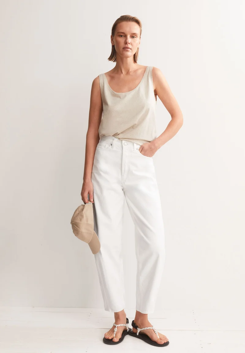 LEINEN-MIX TOP | undyed