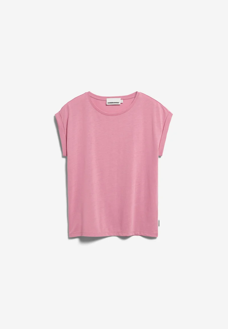 JILAANA T-SHIRT | washed berry