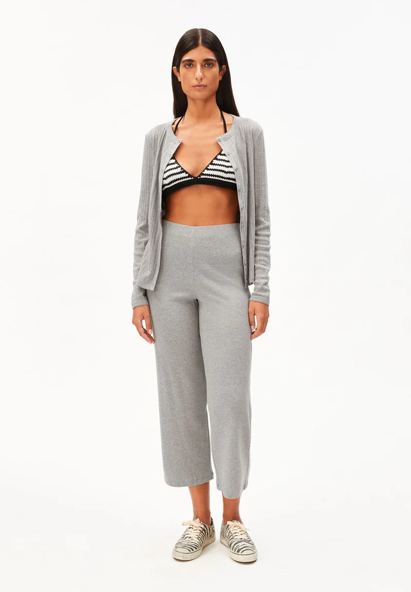 NIANAA RIPP-HOSE | silver melange