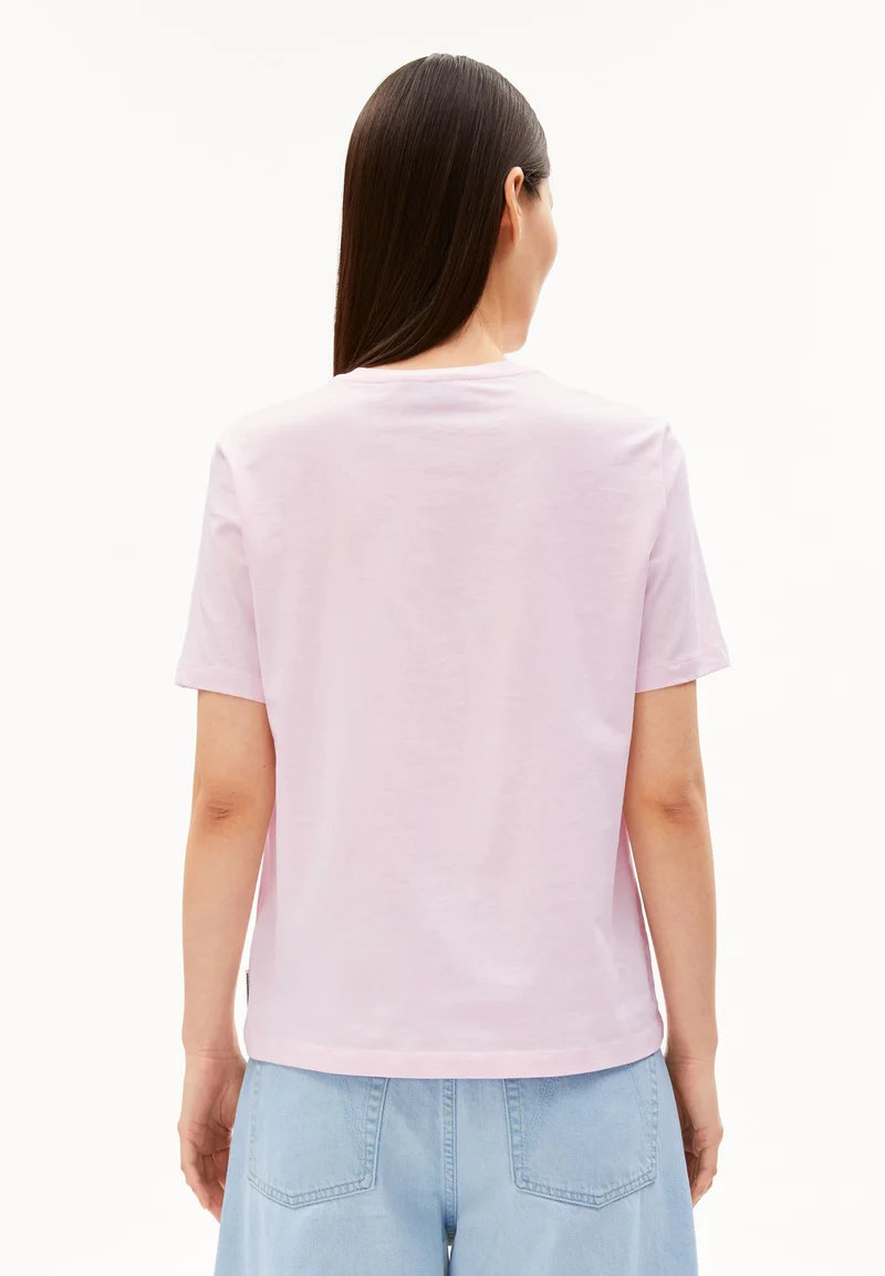 LUALAA T-SHIRT | pink mist