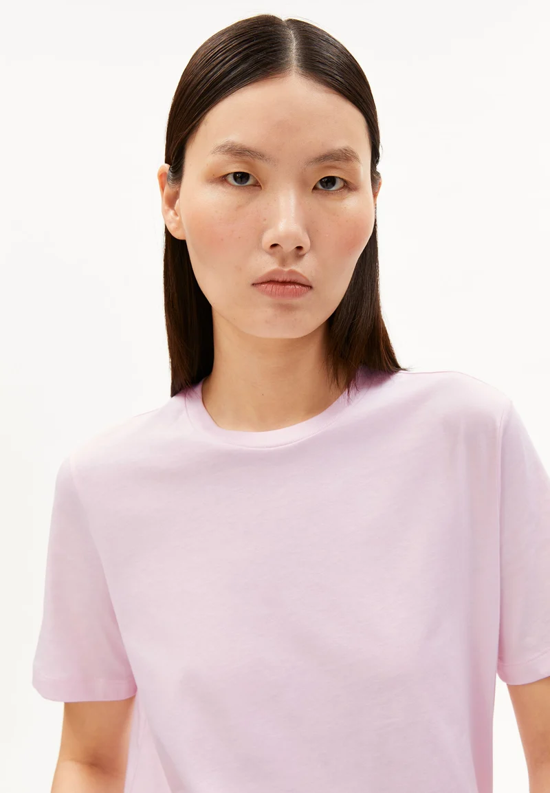 LUALAA T-SHIRT | pink mist