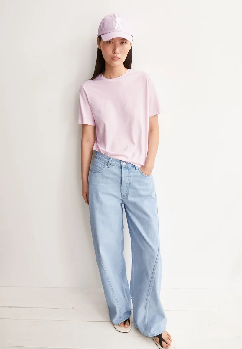 LUALAA T-SHIRT | pink mist