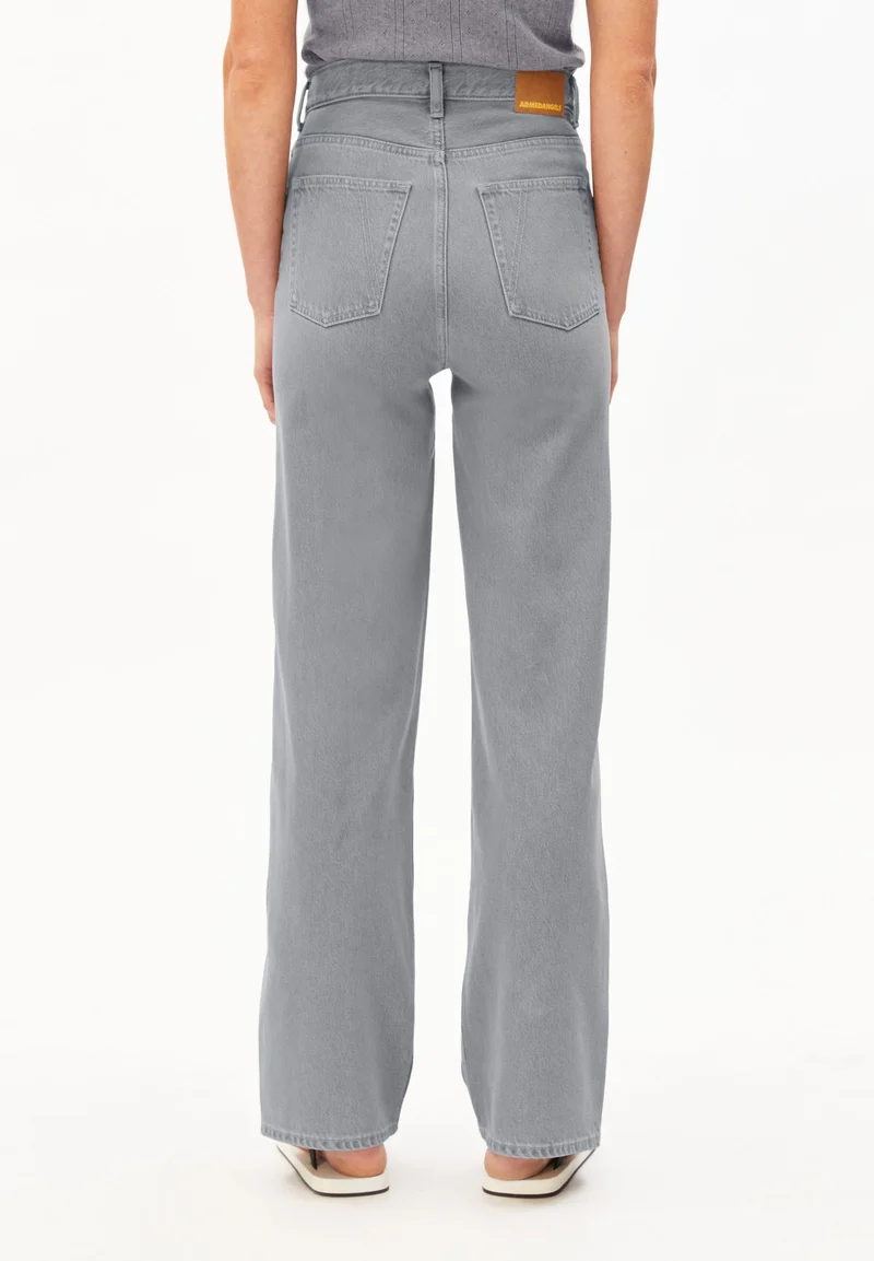 ENIJAA HIGH WAIST WIDE JEANS | loa