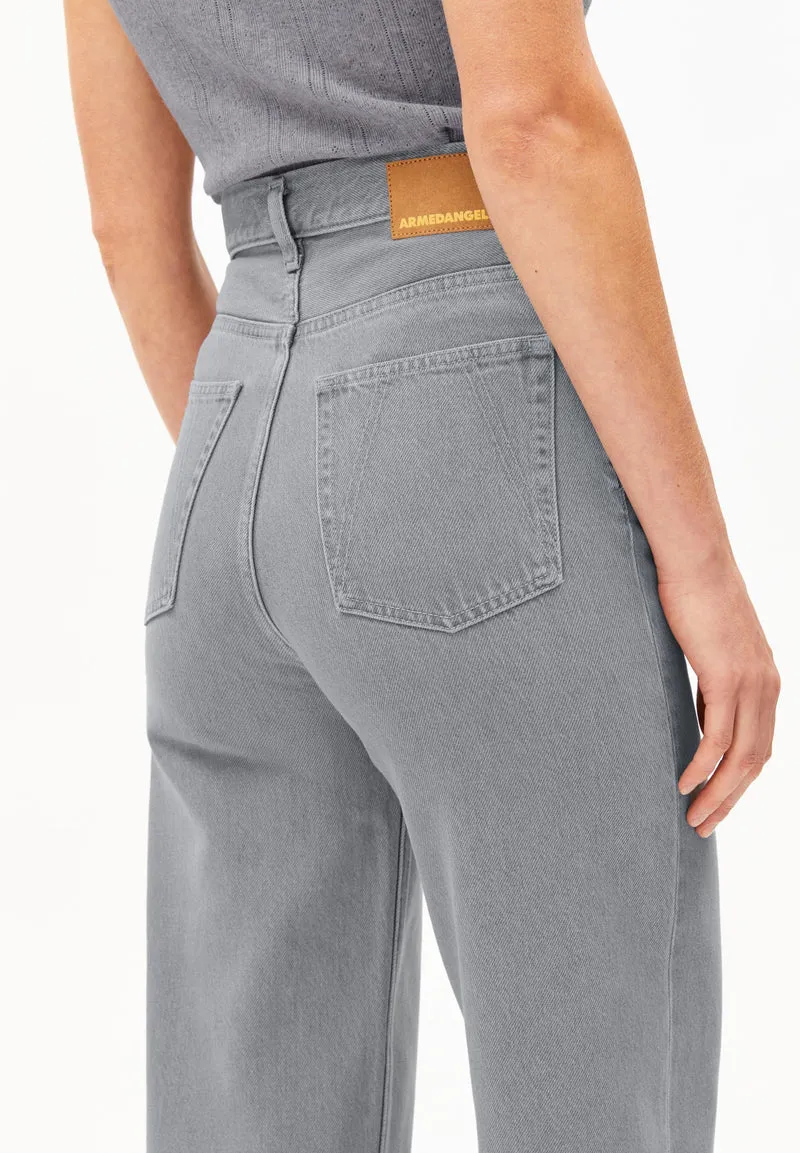ENIJAA HIGH WAIST WIDE JEANS | loa