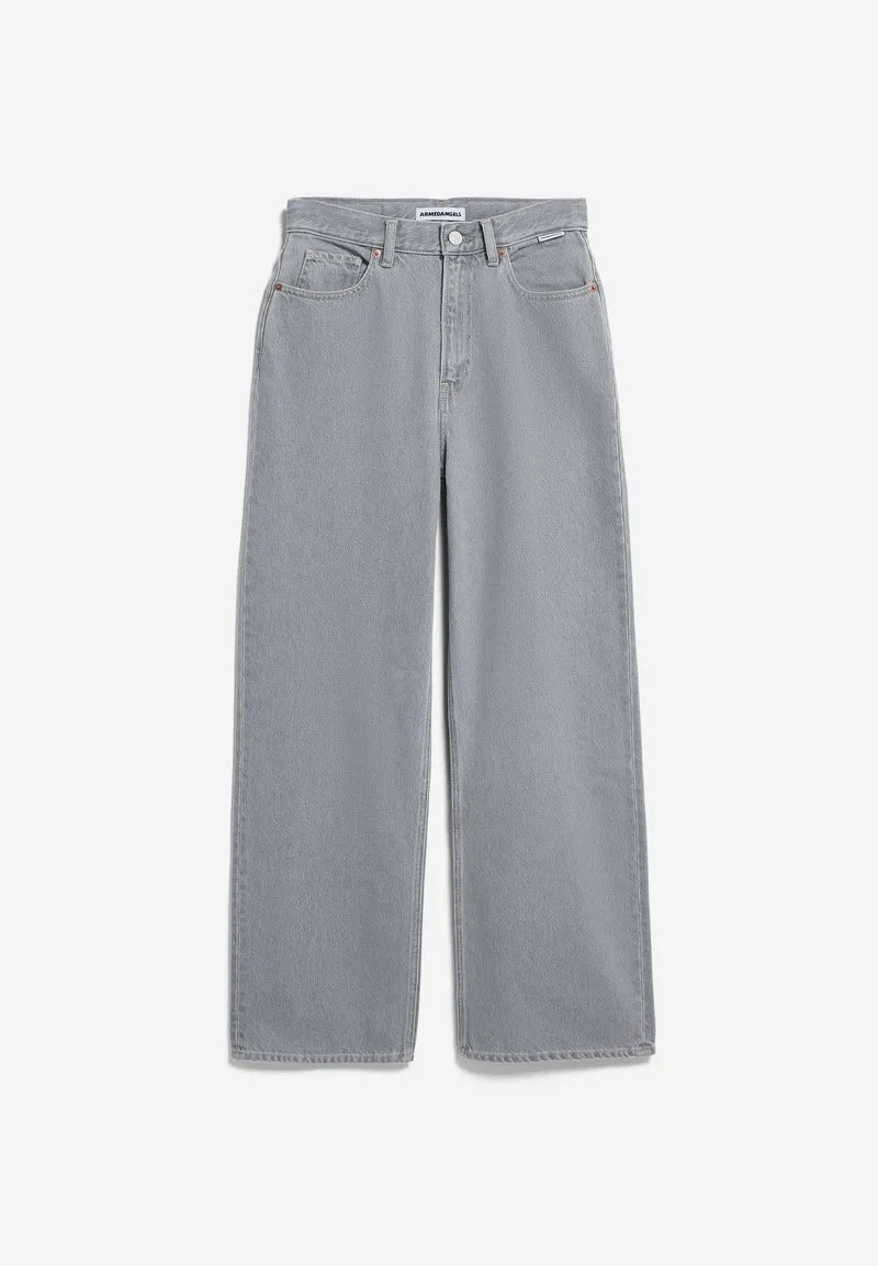 ENIJAA HIGH WAIST WIDE JEANS | loa
