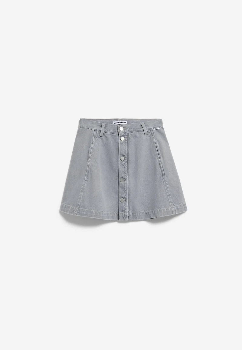 PANELLED JEANS-MINI-ROCK | loa