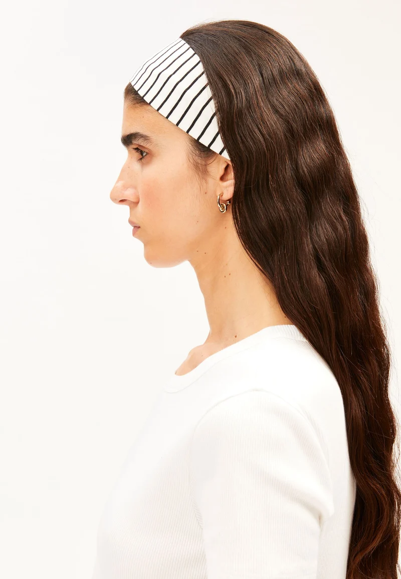 JERSEY-HAARBAND | oatmilk-black