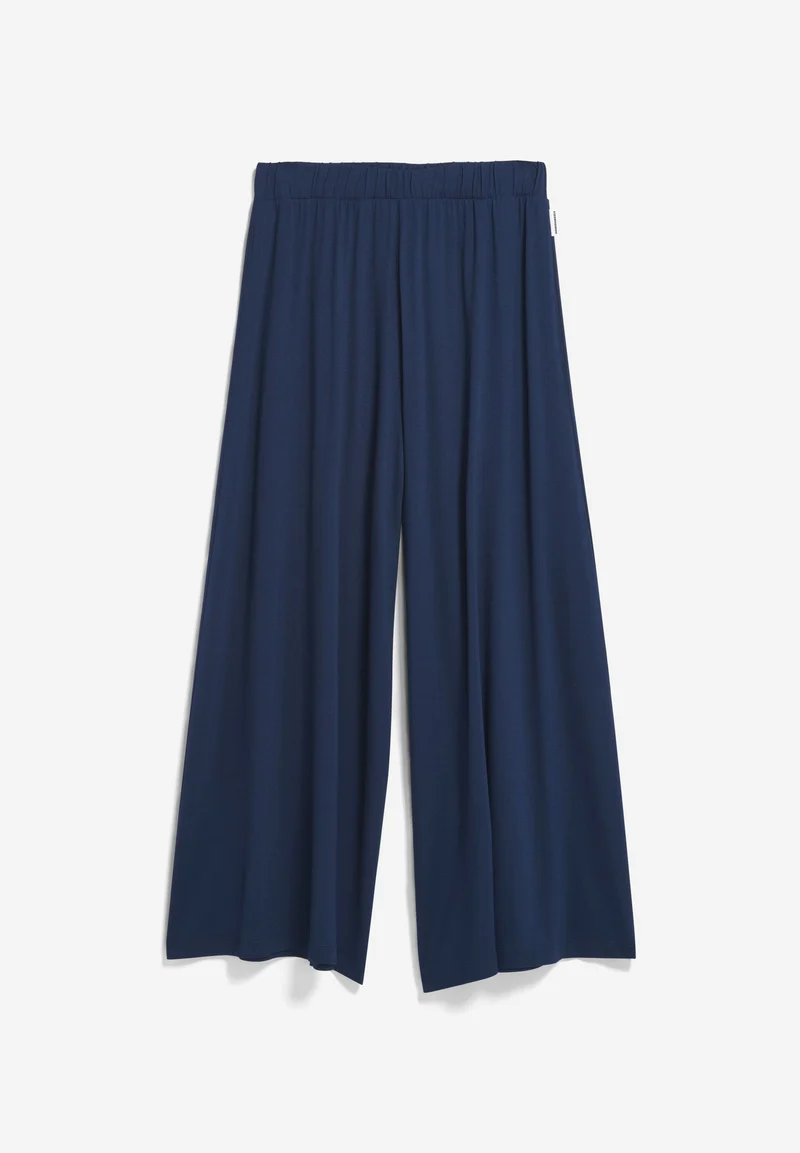 CROPPED JERSEY-HOSE | tinted navy