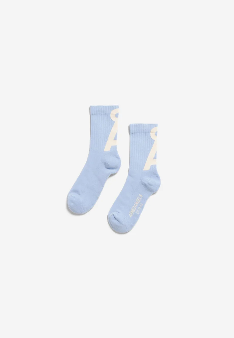 SAAMUS SHORT SOCKEN | soft blue-oatmilk