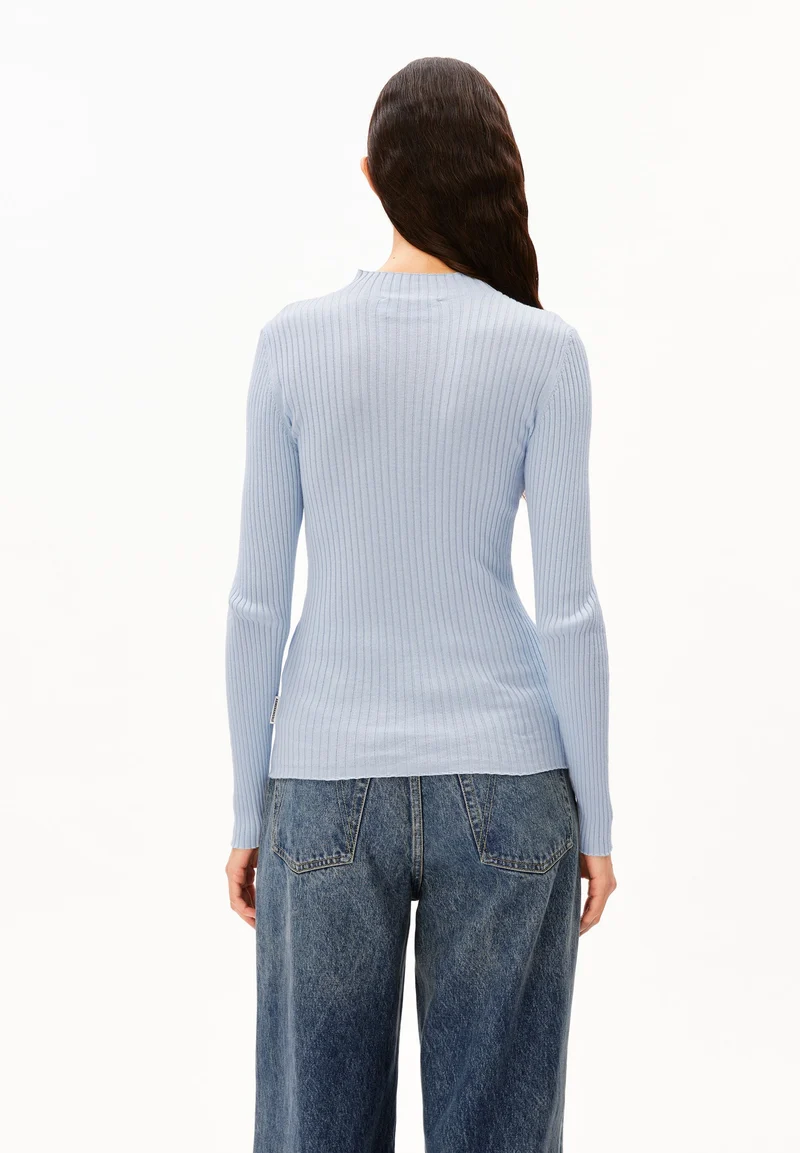 ALAANIA STRICKPULLOVER | mistblue