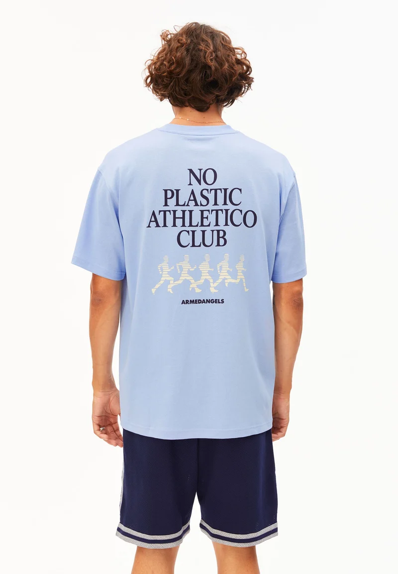 MAARKOS NO PLASTIC T-SHIRT | wedgwood