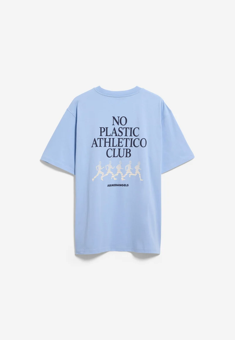 MAARKOS NO PLASTIC T-SHIRT | wedgwood