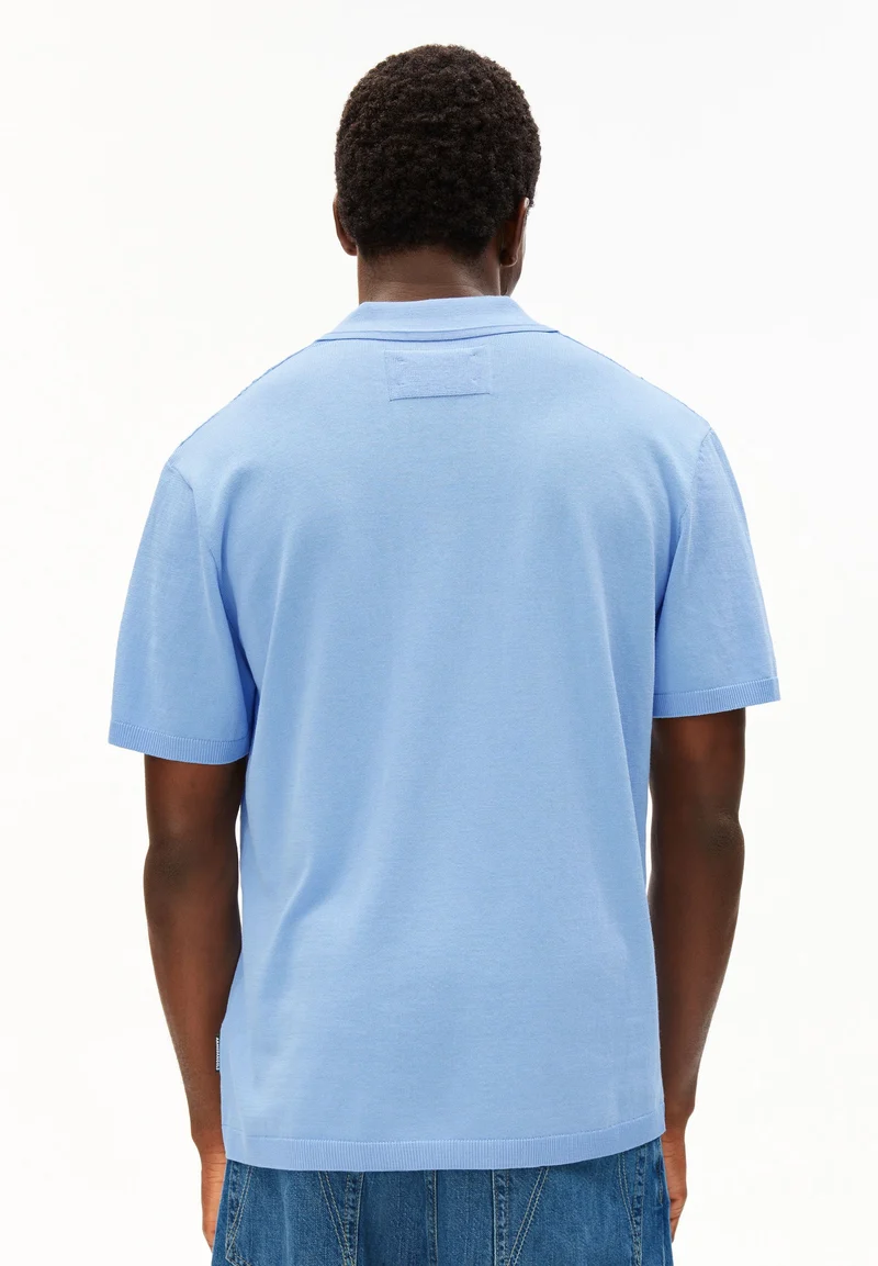 BAUMWOLL-STRICKPOLOSHIRT | wedgwood