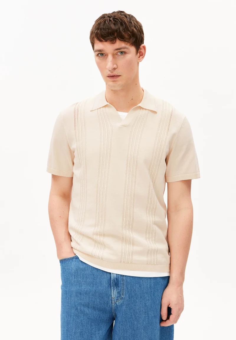 BAUMWOLL-STRICKPOLOSHIRT