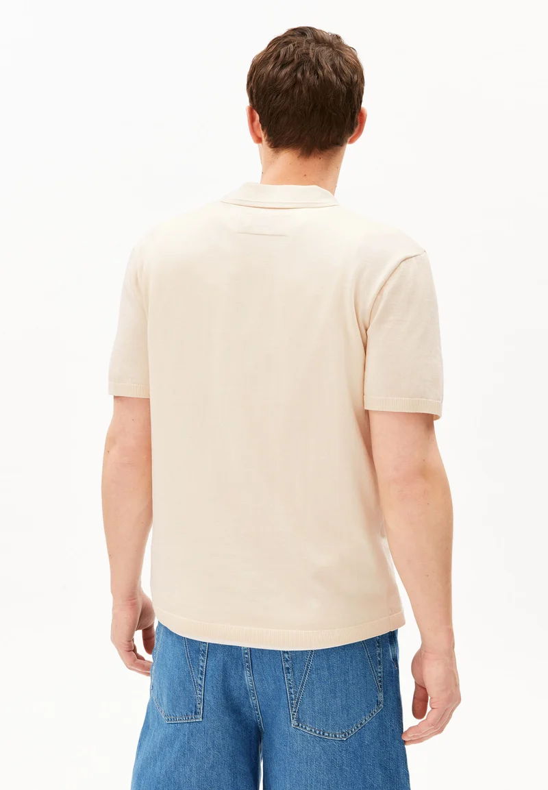 BAUMWOLL-STRICKPOLOSHIRT | pure