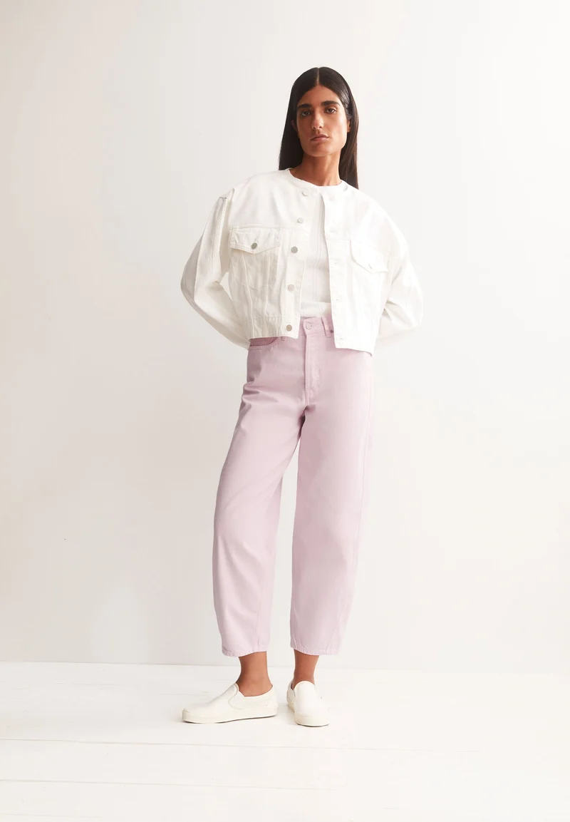 BAARLY BARREL JEANS | pink mist