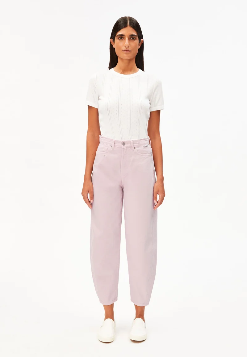 BAARLY BARREL JEANS | pink mist