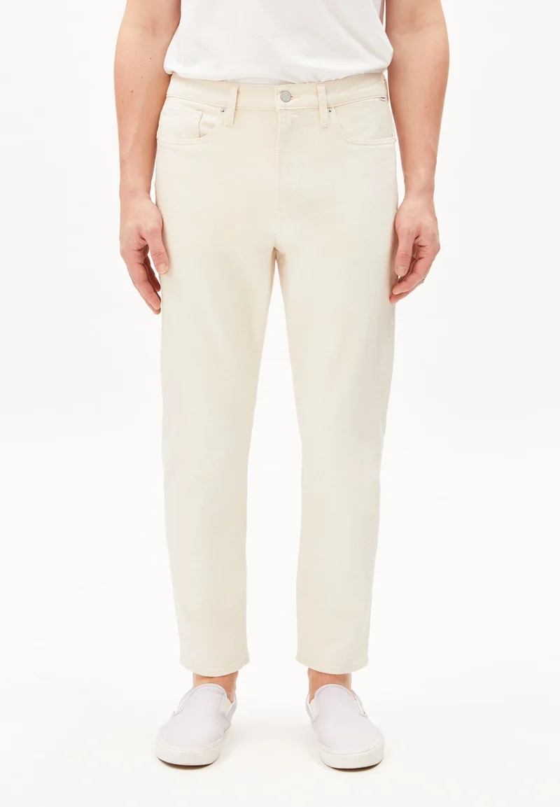 MAAKX RELAXED TAPERED JEANS | undyed