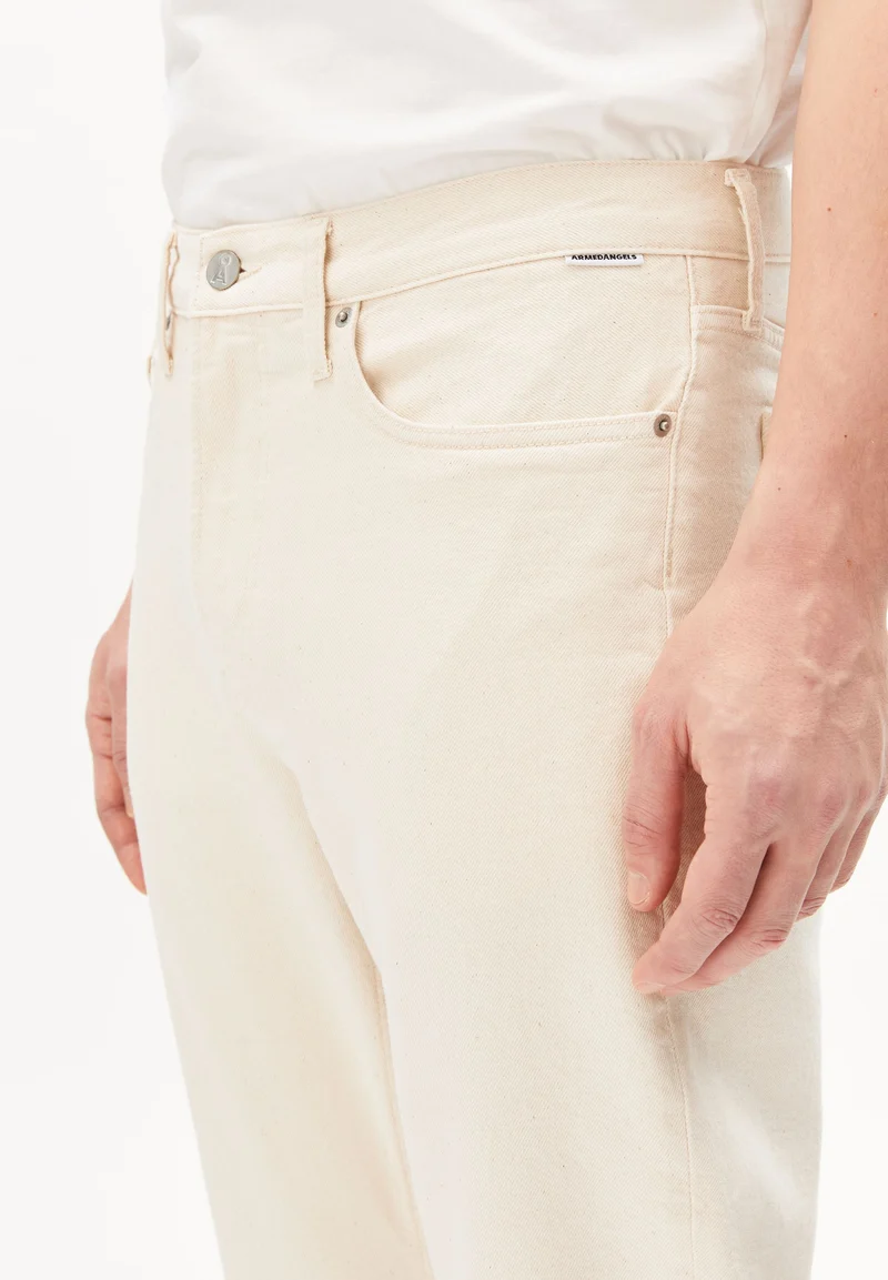 MAAKX RELAXED TAPERED JEANS | undyed