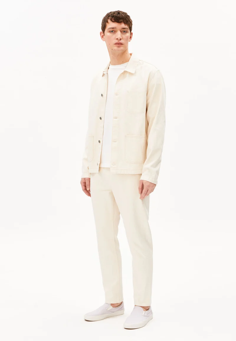 MAAKX RELAXED TAPERED JEANS | undyed