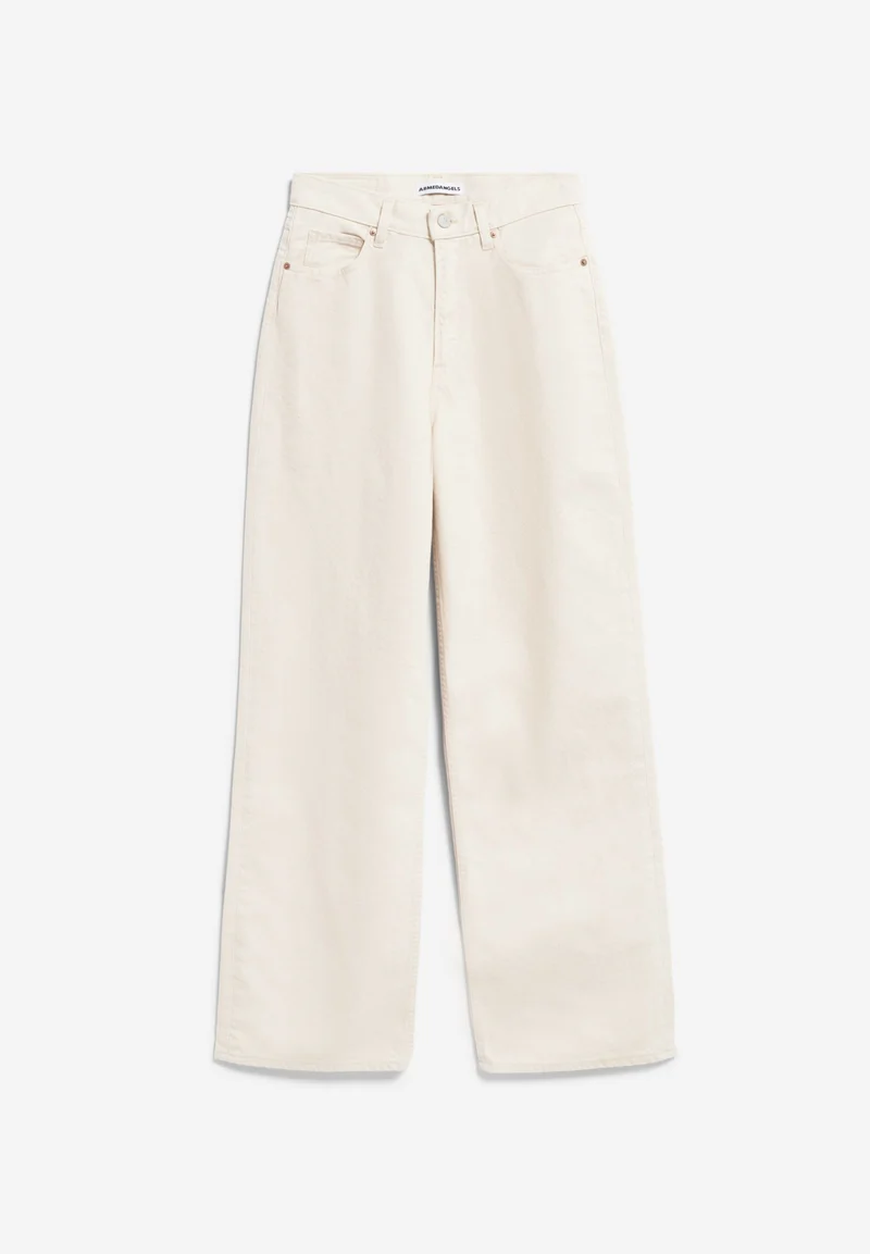 ENIJAA HIGH WAIST WIDE JEANS | undyed