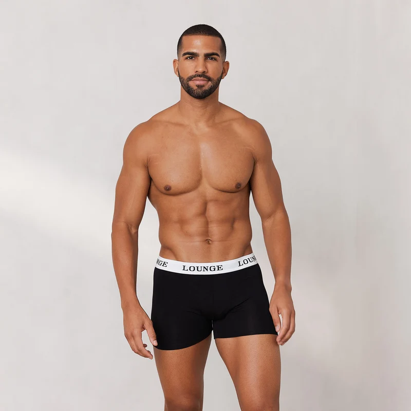 Everyday Herren-Boxer (3er Paket) - Schwarz