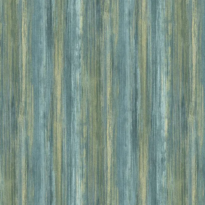 Bio Aquarelle Stripes - mixed green