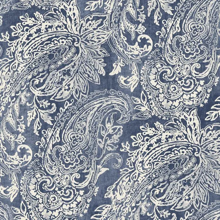 Bio Paisley - indigo