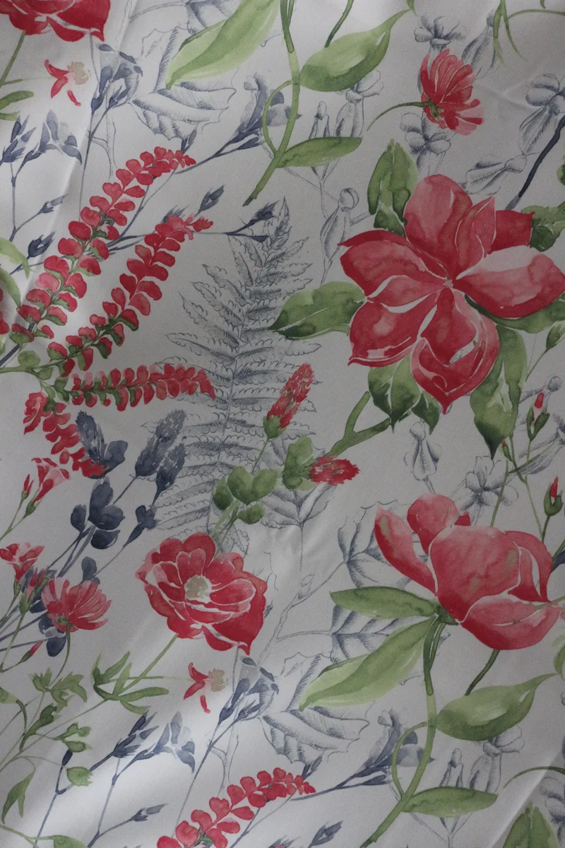 Satin Posy - powderblue 280 cm